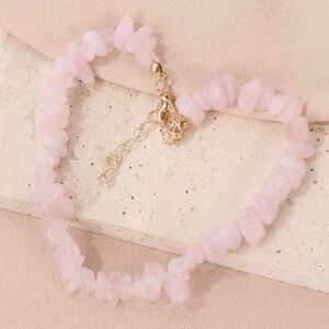 Light Pink Crystal Anklet!